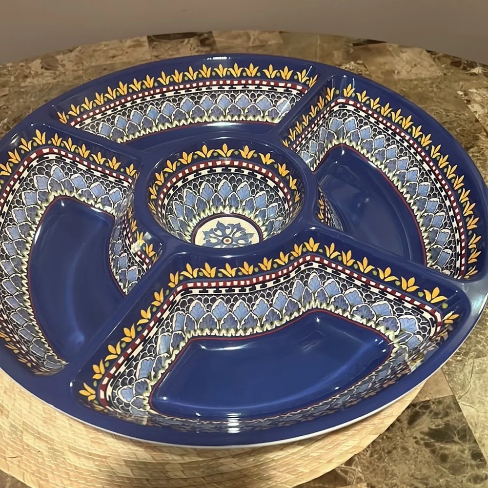 Williams Sonoma Sicily Melamine Chip & Dip Platter